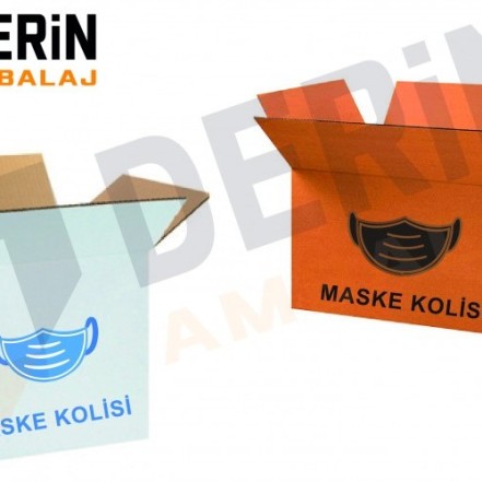 Maske Kolisi​ (Beyaz veya Kraft) (Tek veya Çift Oluklu)